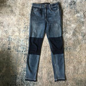Rag and Bone High-Waisted Skinny Jeans in Olana